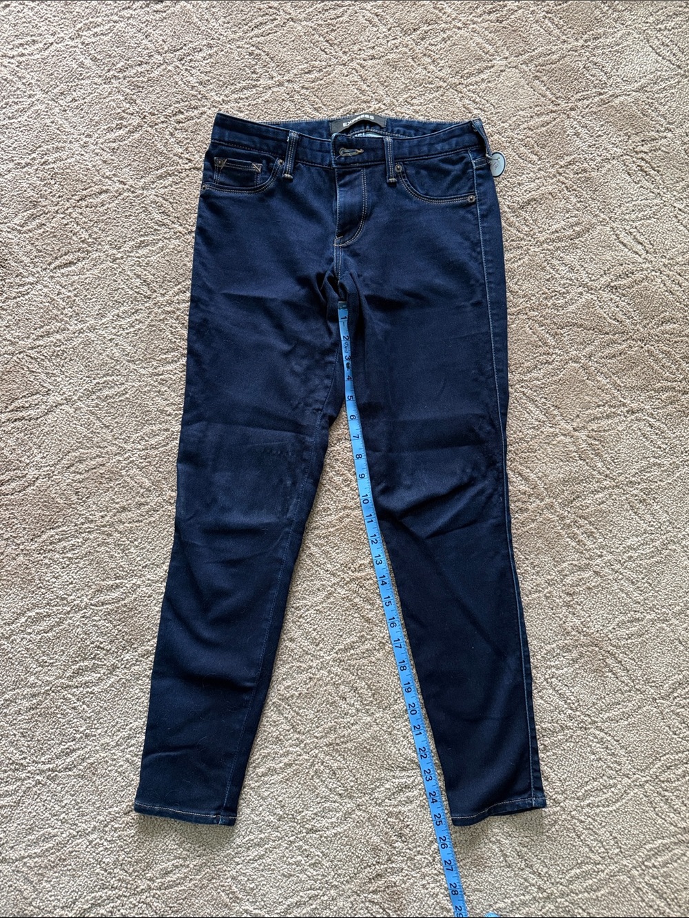 Express Women's Dark Blue Skinny Jeans